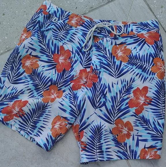 Sundek Tropical Floral Men's Swim Shorts Size 32 - Picture 3 of 8
